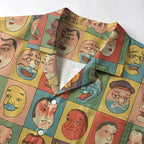 Retro Japanese Hawaiian Shirt for Summer Gift