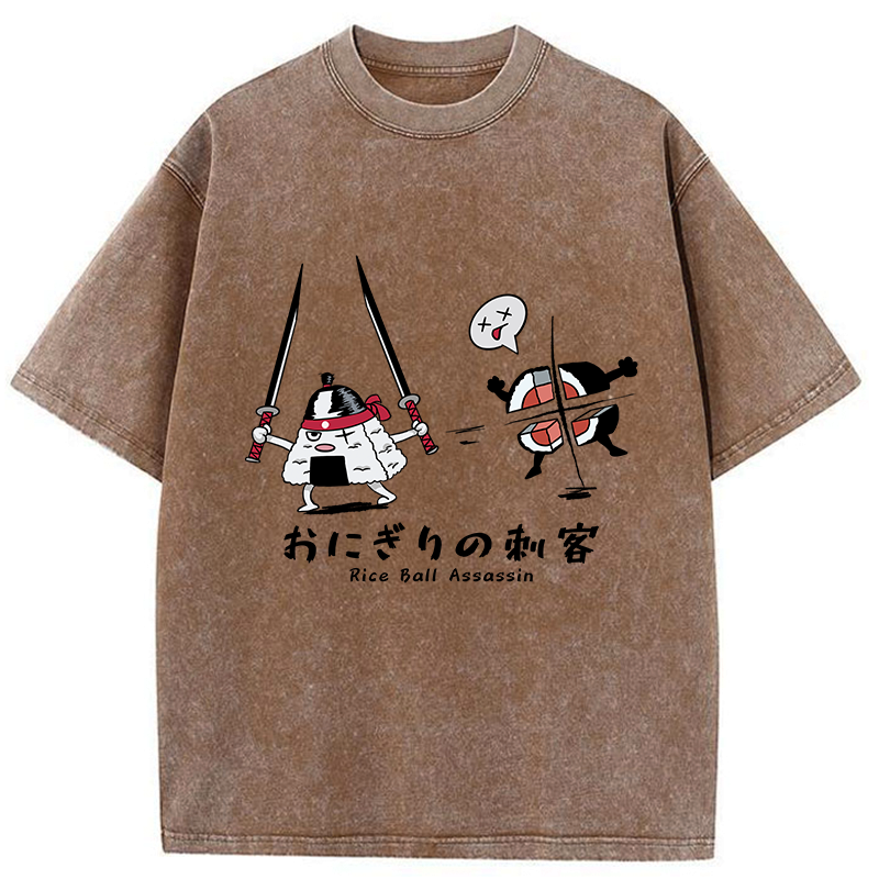 japanese vintage washed t-shirt for daily wear
