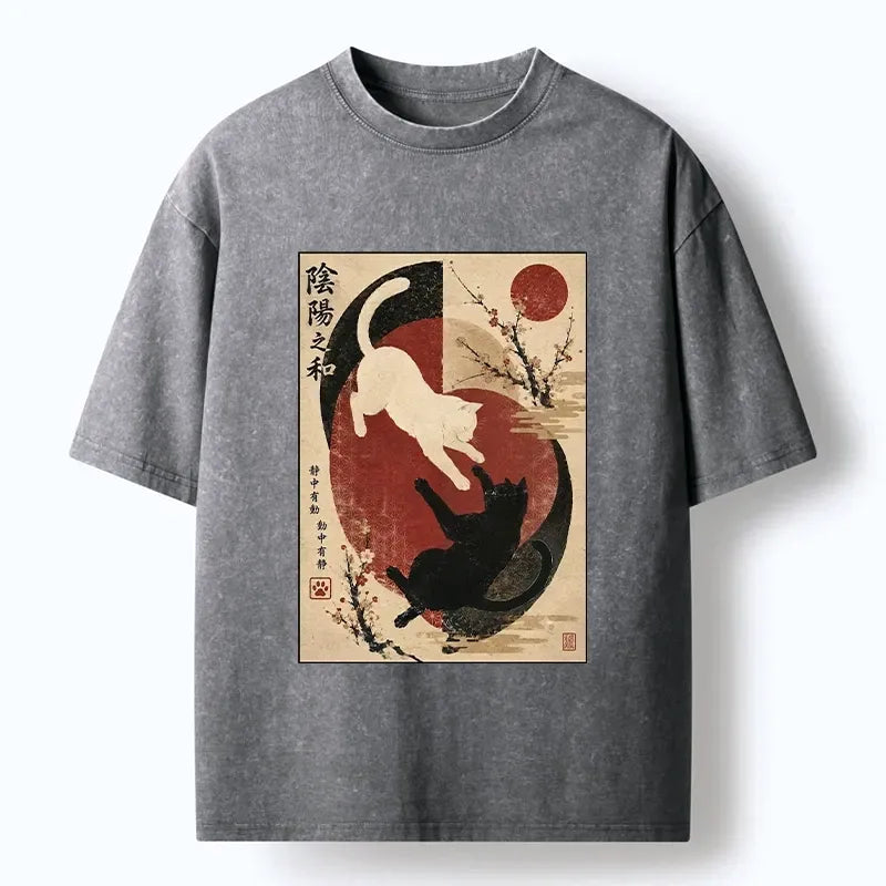 Unisex Japanese Cat Tee Best Seller