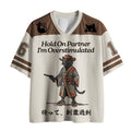 Kyoto-Lion Samurai Cowboy Cat Mesh Jersey