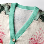 Kyoto-Lion Twin Phoenixes Of The Sacred Grove Ugly Cardigan Sweater