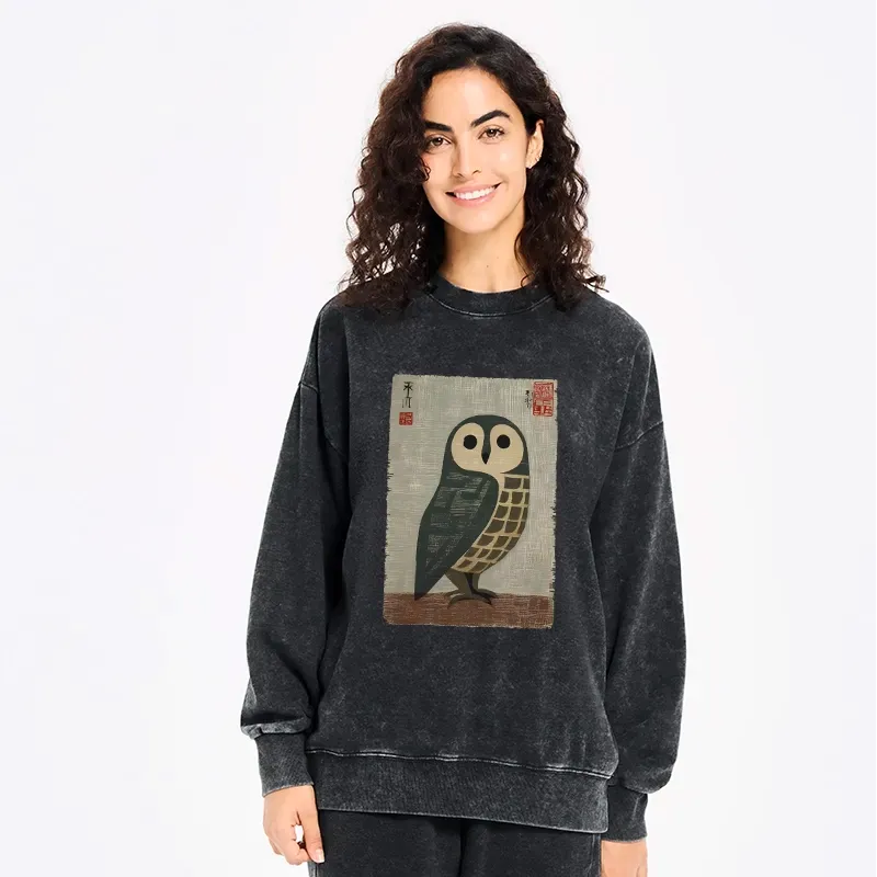 Traditional Owl Sweatshirt Best Seller