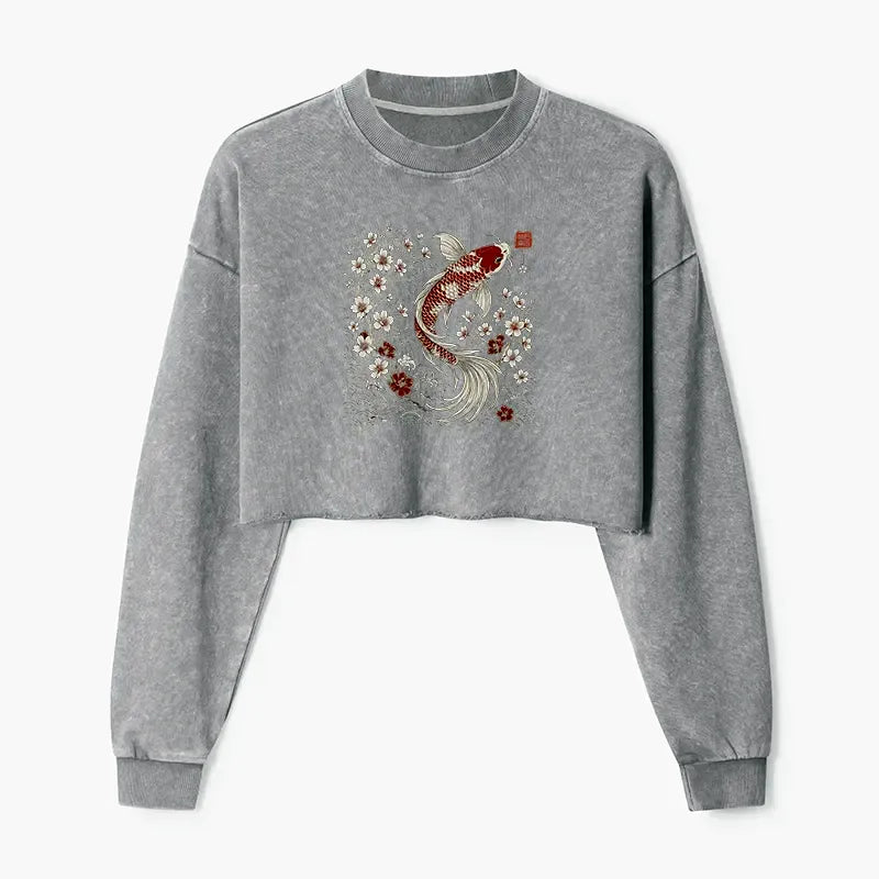 Japanese Koi Sweatshirt for Women