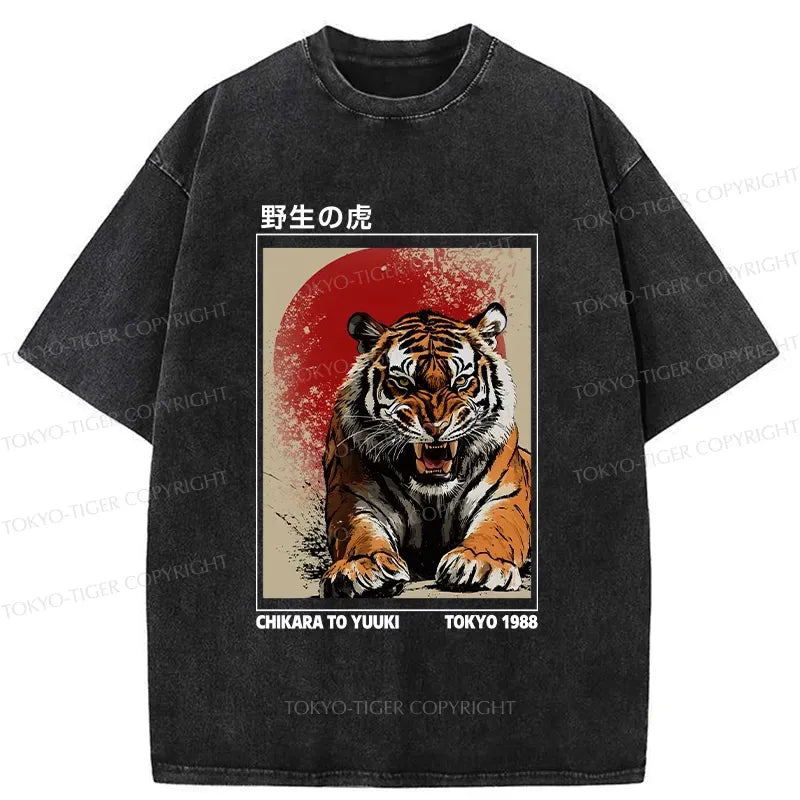 Vintage Tiger Tee Comfortable Daily Wear