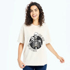 Kyoto-Lion Dead Inside But Caffeinated Washed T-Shirt