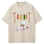 Retro Japanese Sushi Tee for Daily Wear