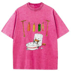 Retro Japanese Sushi Tee for Daily Wear