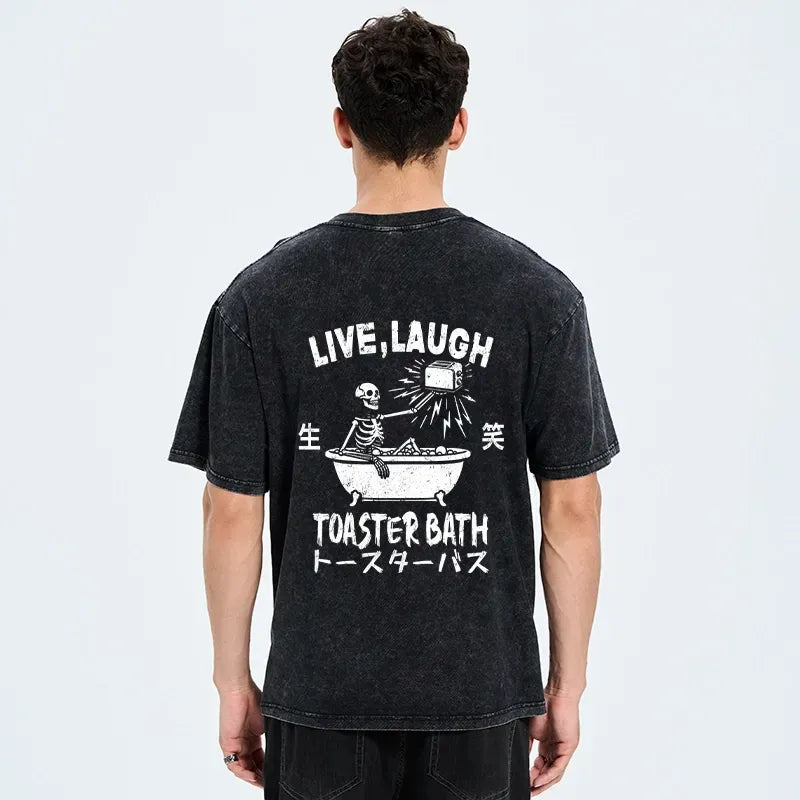 kyoto lion japanese streetwear skeleton tee