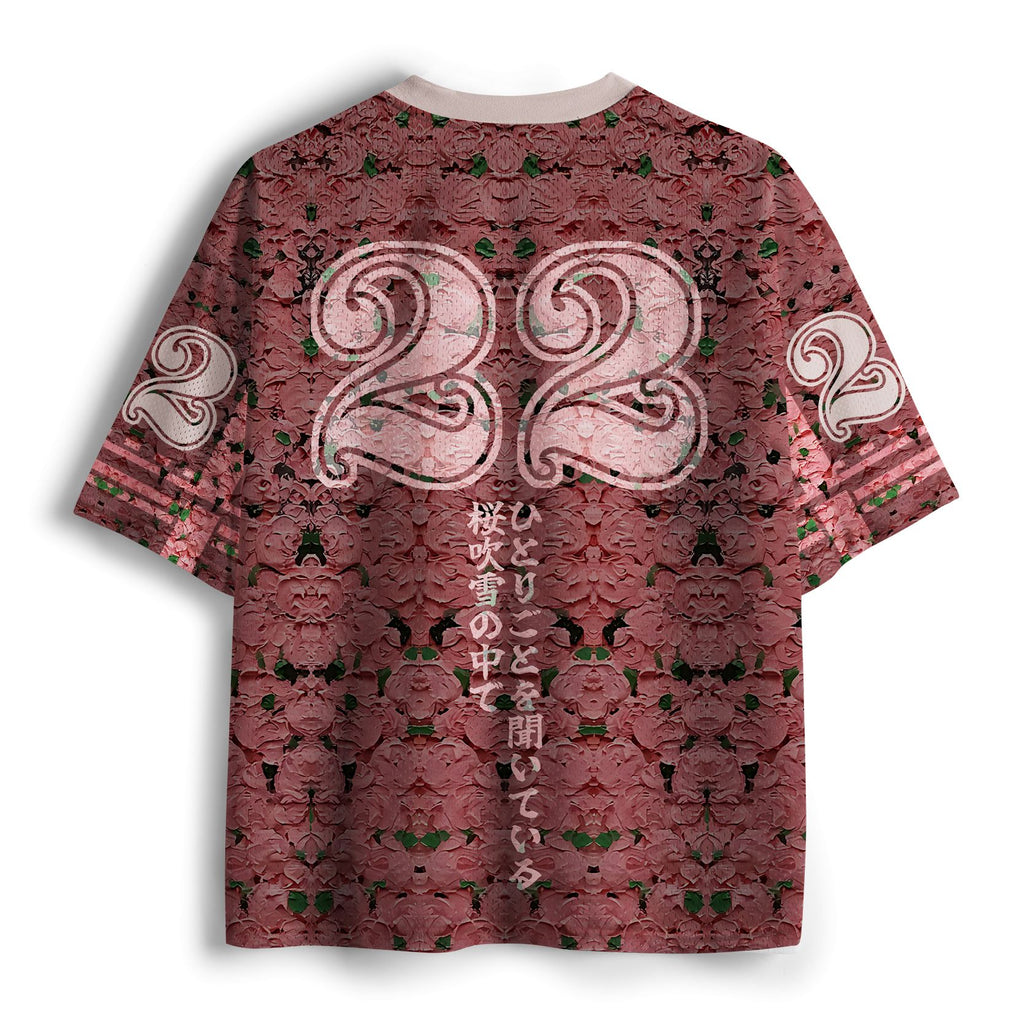 Black Cat Ukiyo-e Style Mesh Jersey On Sale