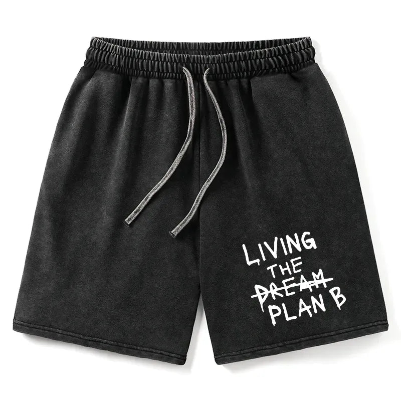 Kyoto-Lion Implement Plan B Washed Shorts