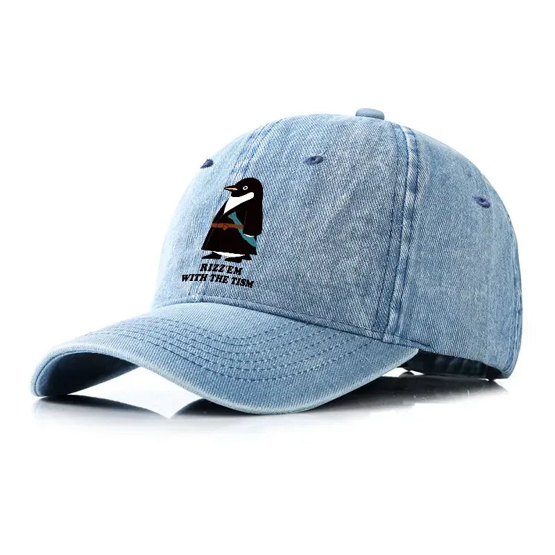 Unisex Denim Cap for Street Style