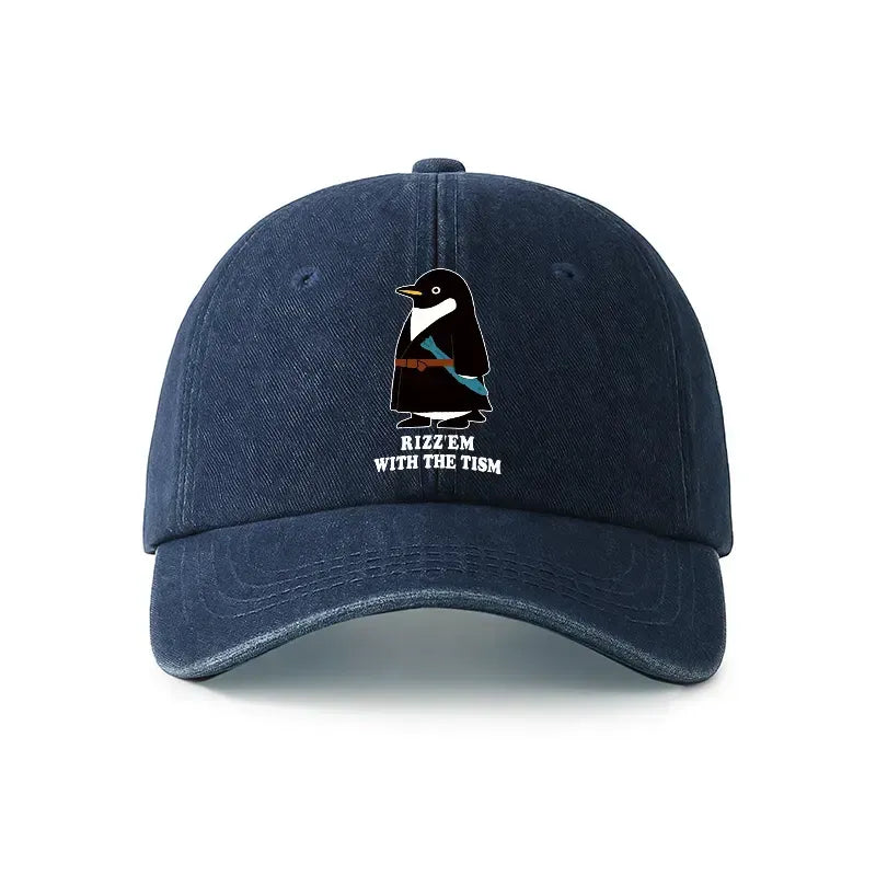 Japanese Vintage Denim Cap for Summer