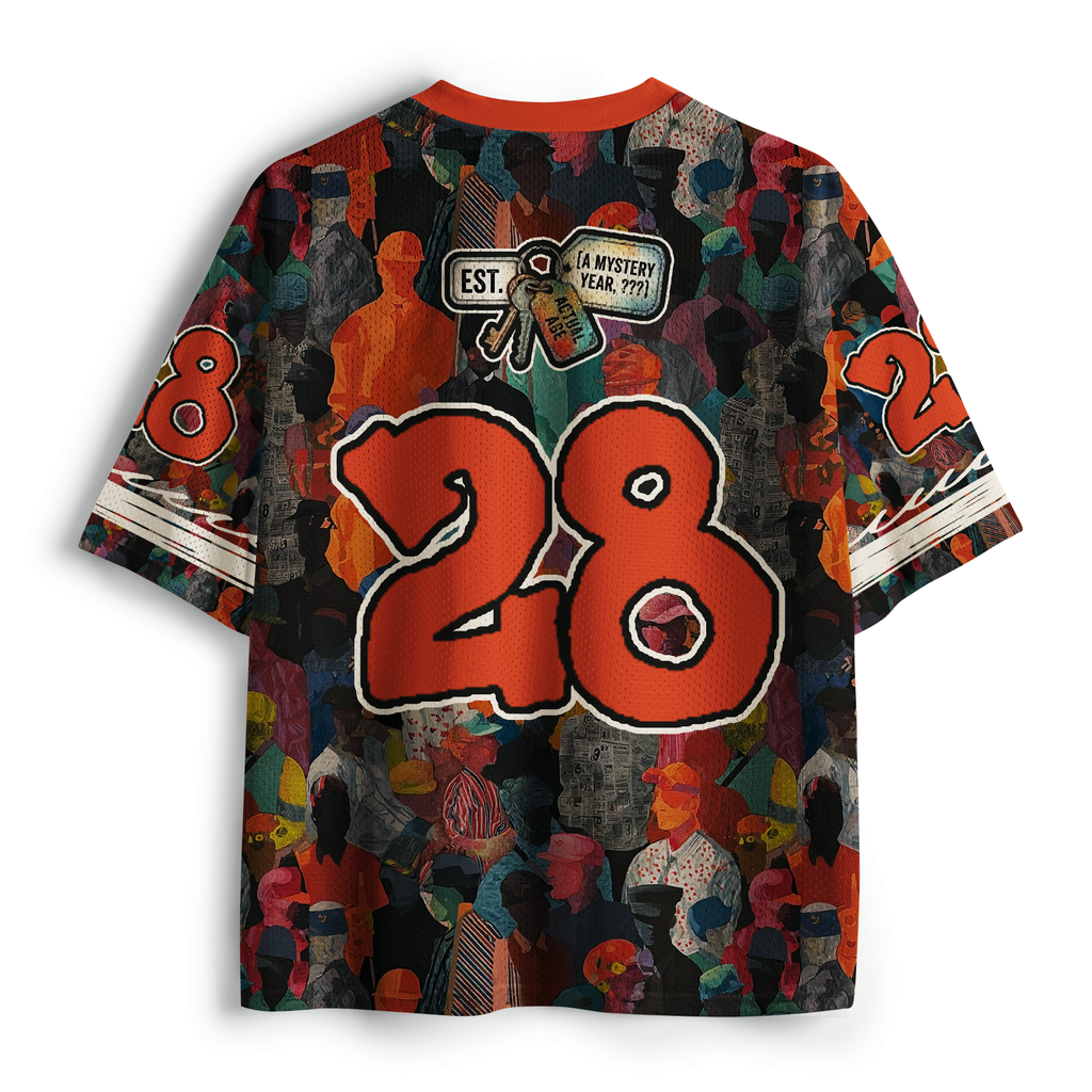 Funny Retro Mesh Jersey for Beach