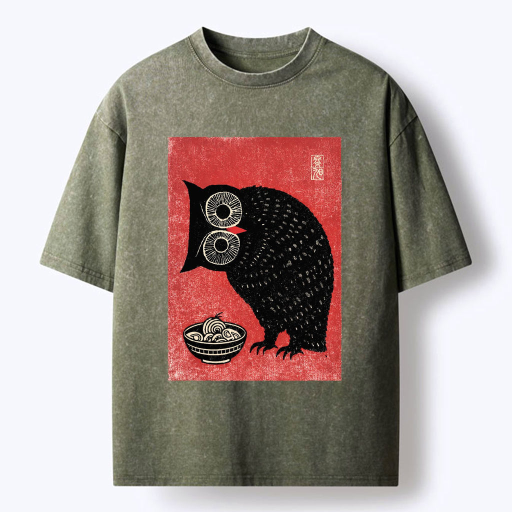 Washed Ramen Shirt for Summer