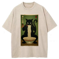 comfortable unisex cat t-shirt gift