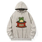 Japanese Frog Hoodie for Daily Wear
