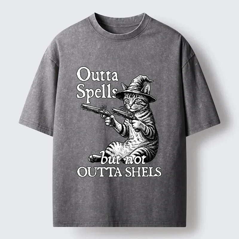 cat with guns meme t-shirt