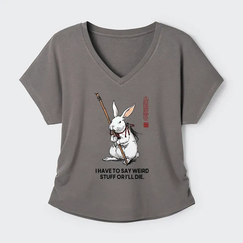 Japanese Rabbit T-Shirt for Women
