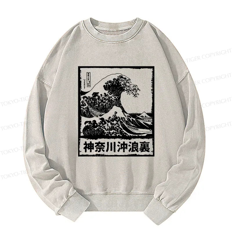Ukiyo-e Wave Sweatshirt Free Shipping