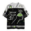 Funny Japanese Frog Mesh Jersey for Summer