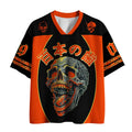 Kyoto-Lion Hundred-Fang Skull Red Version Mesh Jersey