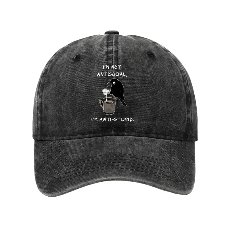 Unisex Washed Cap for Gift Idea