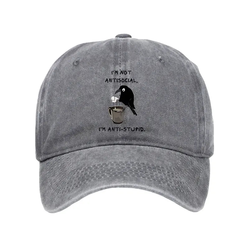 Unisex Washed Cap for Gift Idea