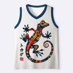 Tribal Mesh Tank Top for Streetwear