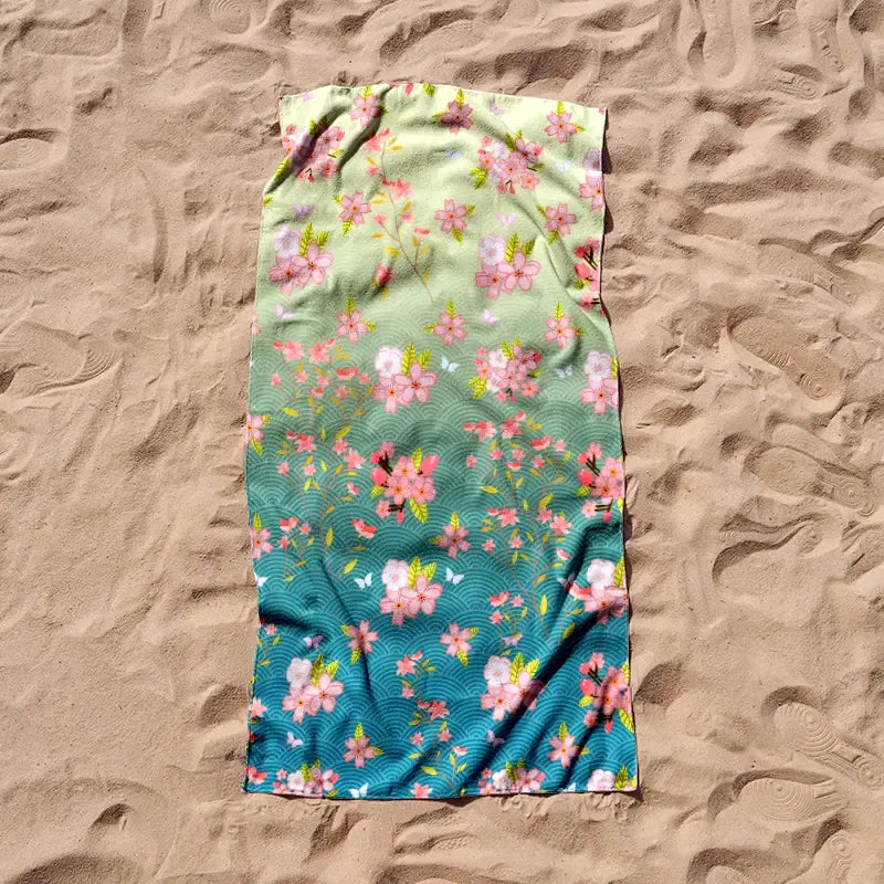 Best Seller Sakura Microfiber Beach Towel