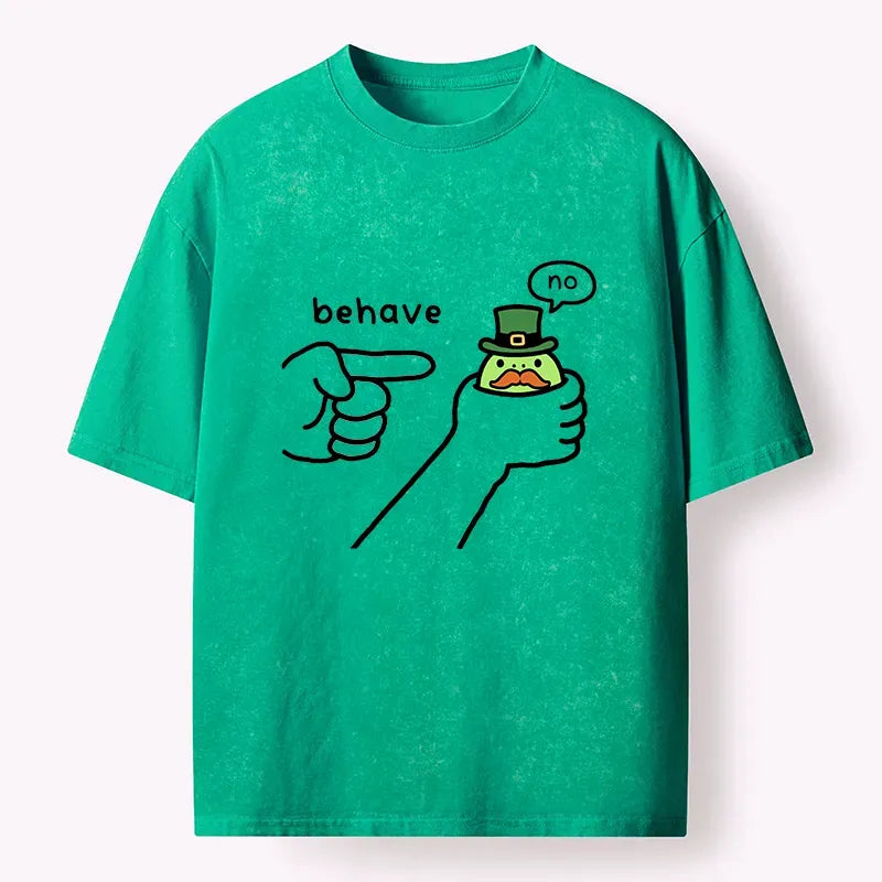 Kyoto Lion Washed T-Shirt for Streetwear