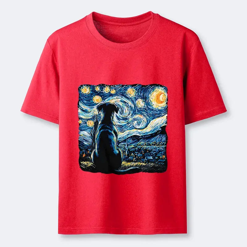 Unisex Japanese Starry Night T-Shirt Trendy