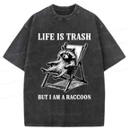 Washed Unisex Tee for Daily Wear Free Shipping