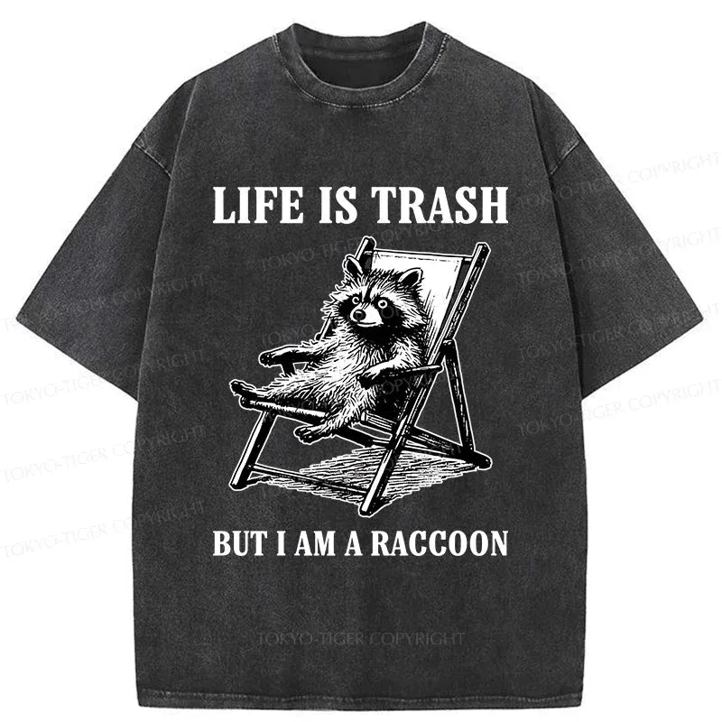 Washed Unisex Tee for Daily Wear Free Shipping