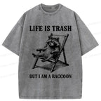 Japanese Vintage Raccoon T-Shirt for Gift Idea