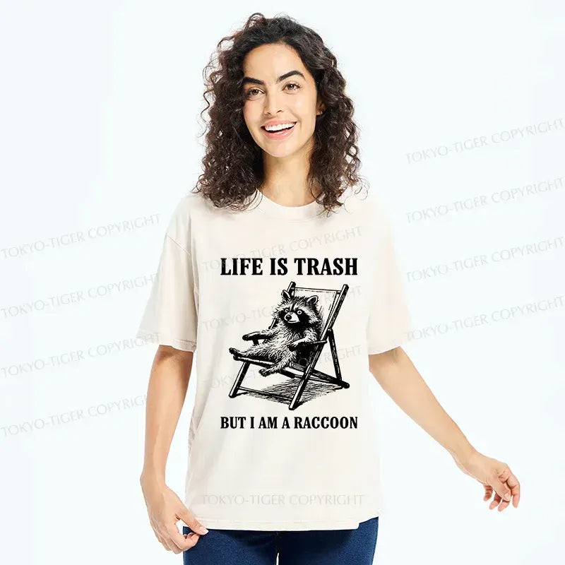 Washed Unisex Tee for Daily Wear Free Shipping