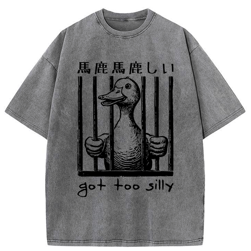 Kyoto-Lion Silly Goose Lockup Washed T-Shirt