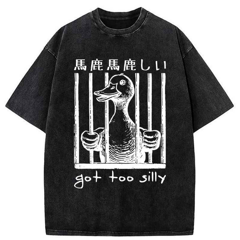 Kyoto-Lion Silly Goose Lockup Washed T-Shirt