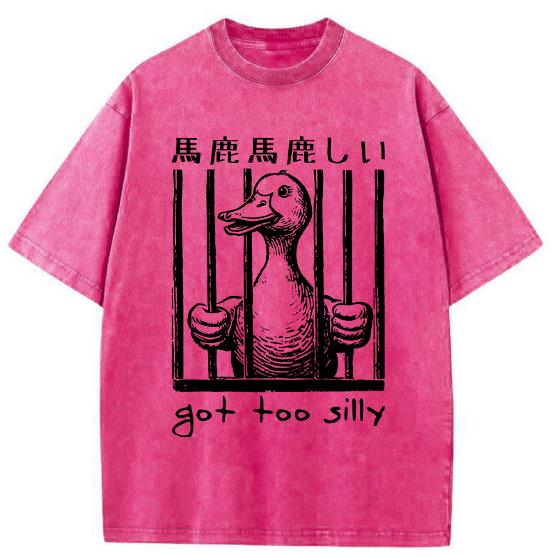 Kyoto-Lion Silly Goose Lockup Washed T-Shirt