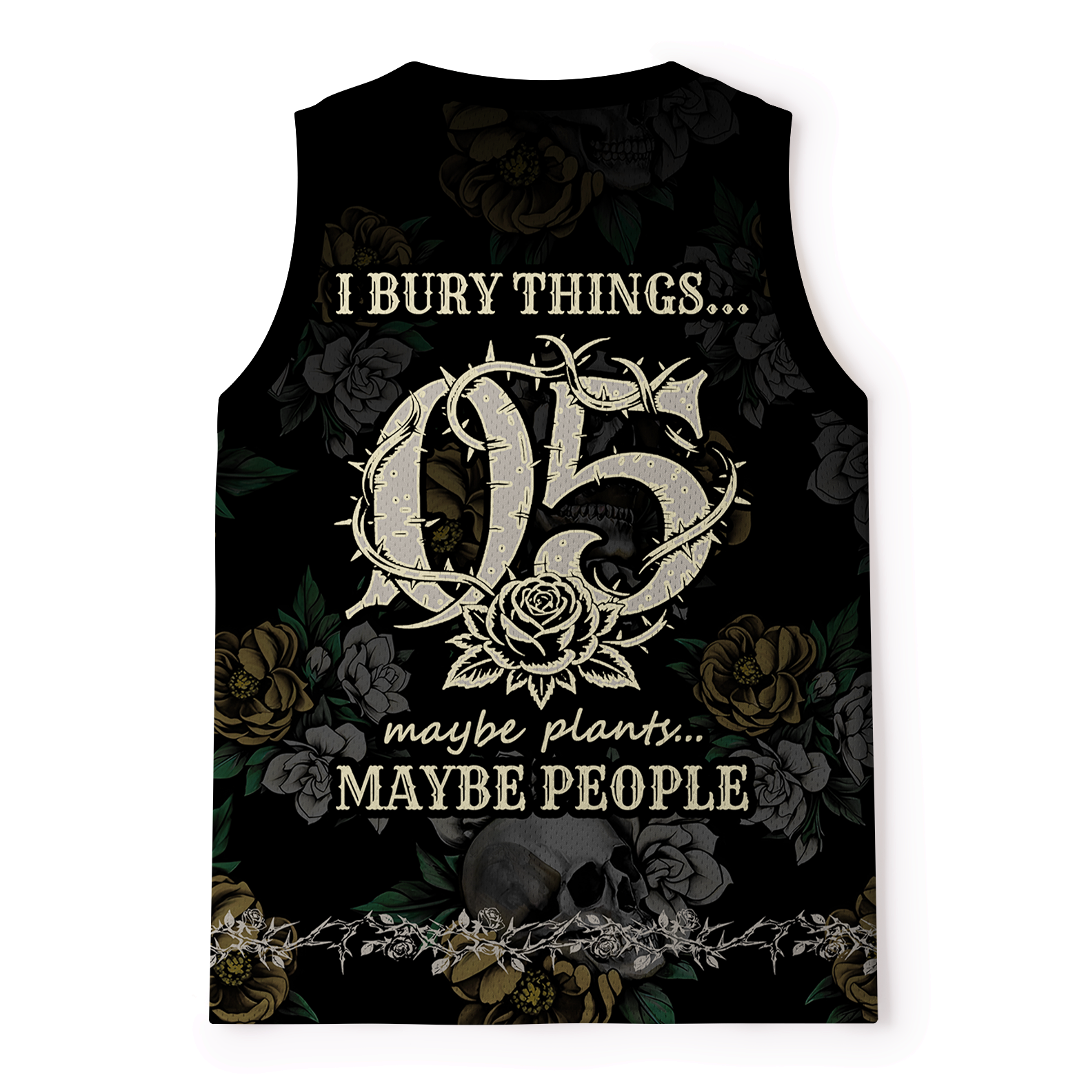 Funny Crow Gardening Tank Top for Men