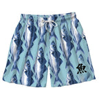 Kyoto-Lion School of Fish Swim Trunks on Sale