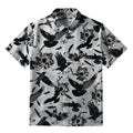 Kyoto-Lion Crows Amongst Blossoms Button-up Shirt