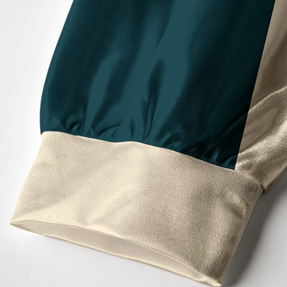 Kyoto-Lion Ukiyo No Hana Paneled Long Sleeve Jersey