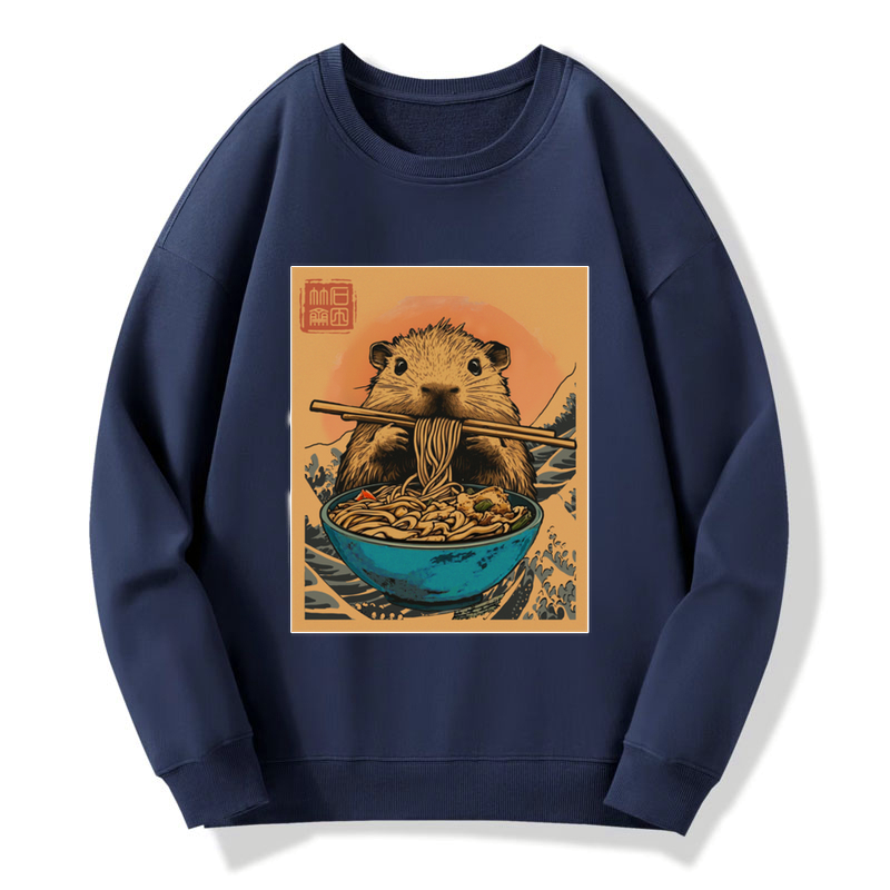 japanese opossum ramen sweatshirt for men