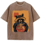 raccoon ramen shirt for daily wear