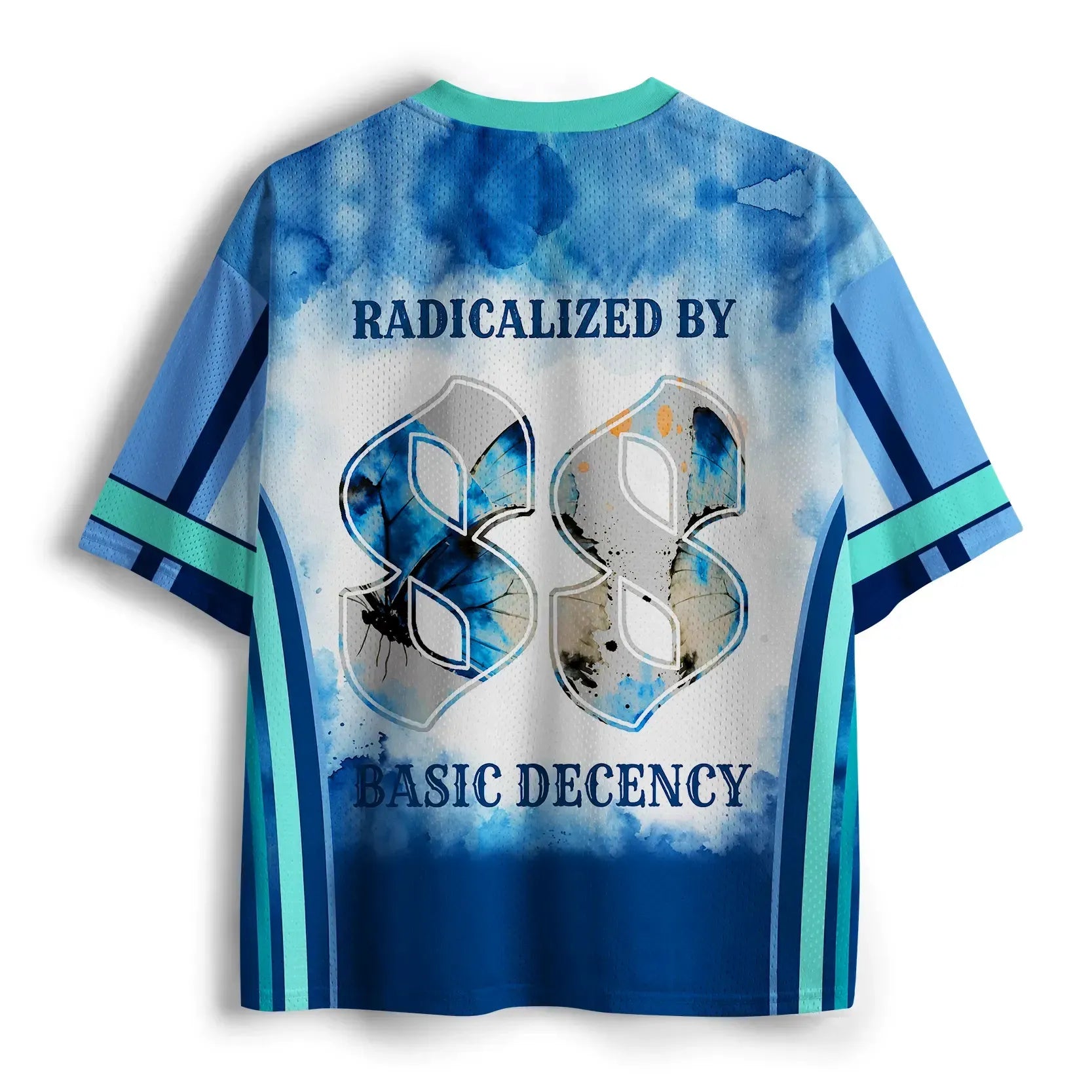 Kyoto-Lion Ink Painting Butterfly£ºRadicalized By Basic Decency Mesh Jersey