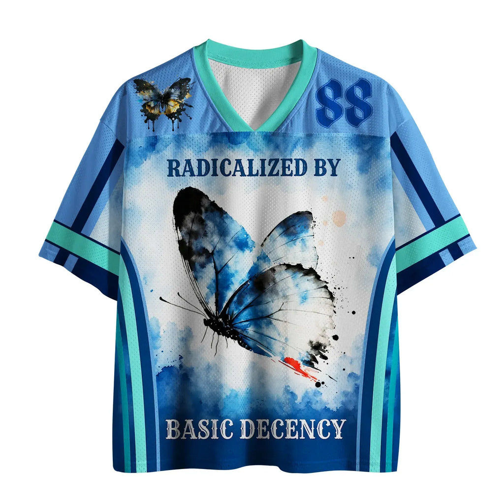 Kyoto-Lion Ink Painting Butterfly£ºRadicalized By Basic Decency Mesh Jersey