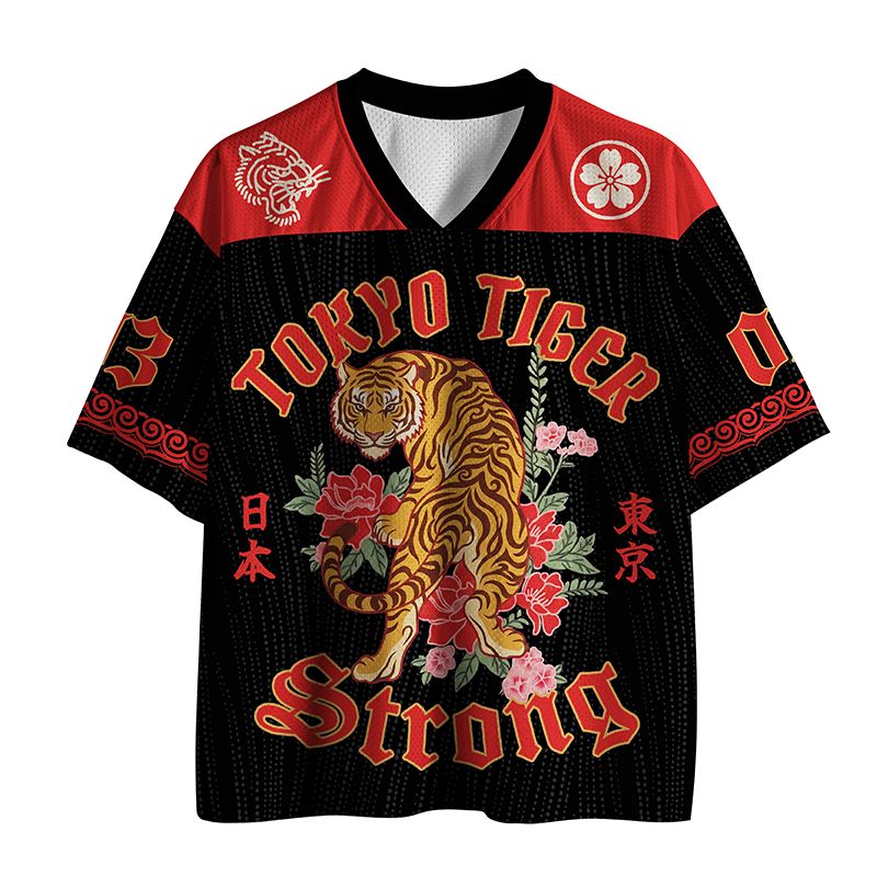 Kyoto-Lion Strong Tokyo Tiger Mesh Jersey