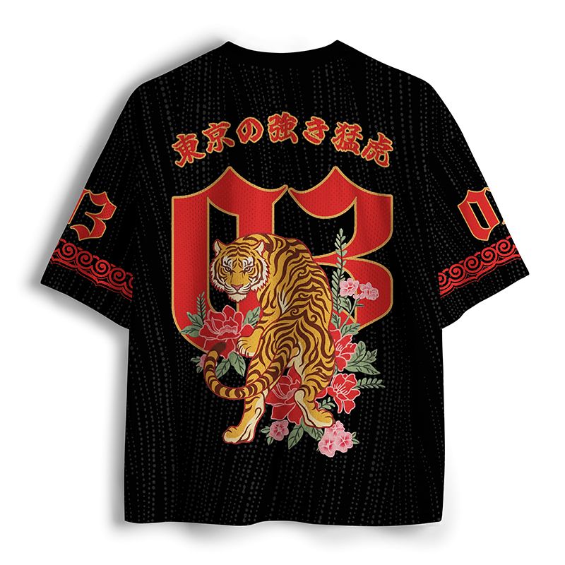 Japanese Tiger Mesh Jersey for Sports