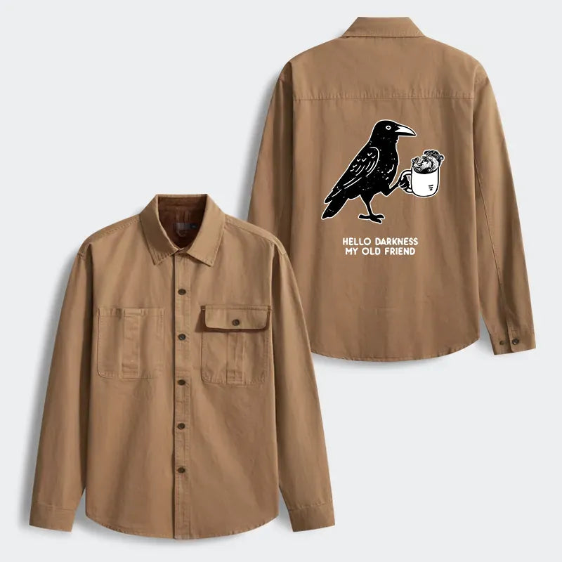Black Coffee Crow Jacket Casual Wear