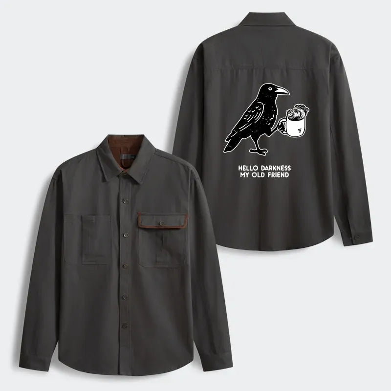 Funny Crow Corduroy Jacket for Men